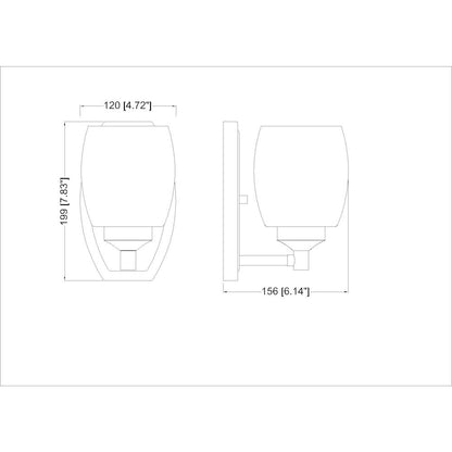 Z-Lite 1 Light Wall Sconce