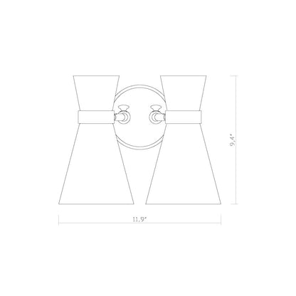 Z-Lite 2 Light Wall Sconce