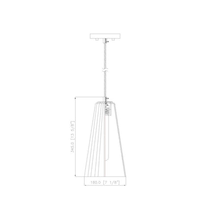 Z-Lite 1 Light Pendant