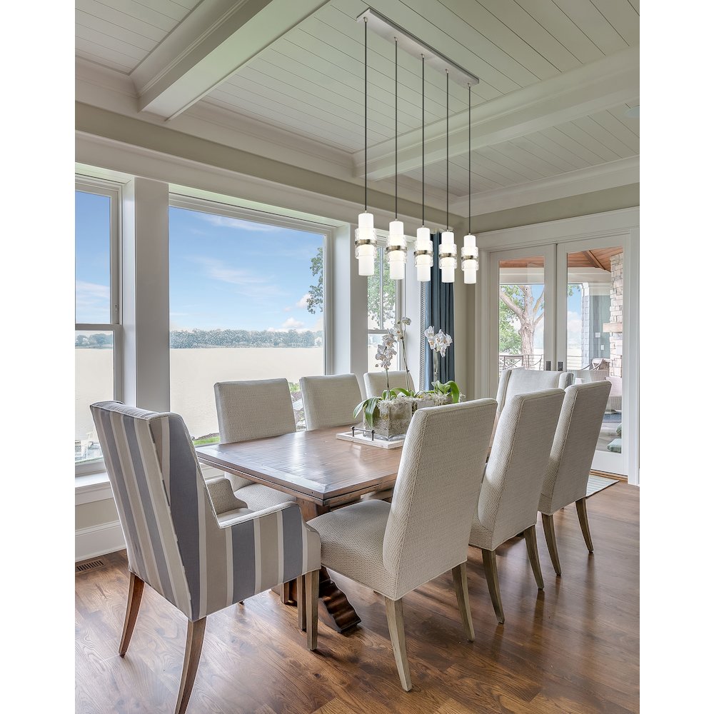 Z-Lite 5 Light Linear Chandelier