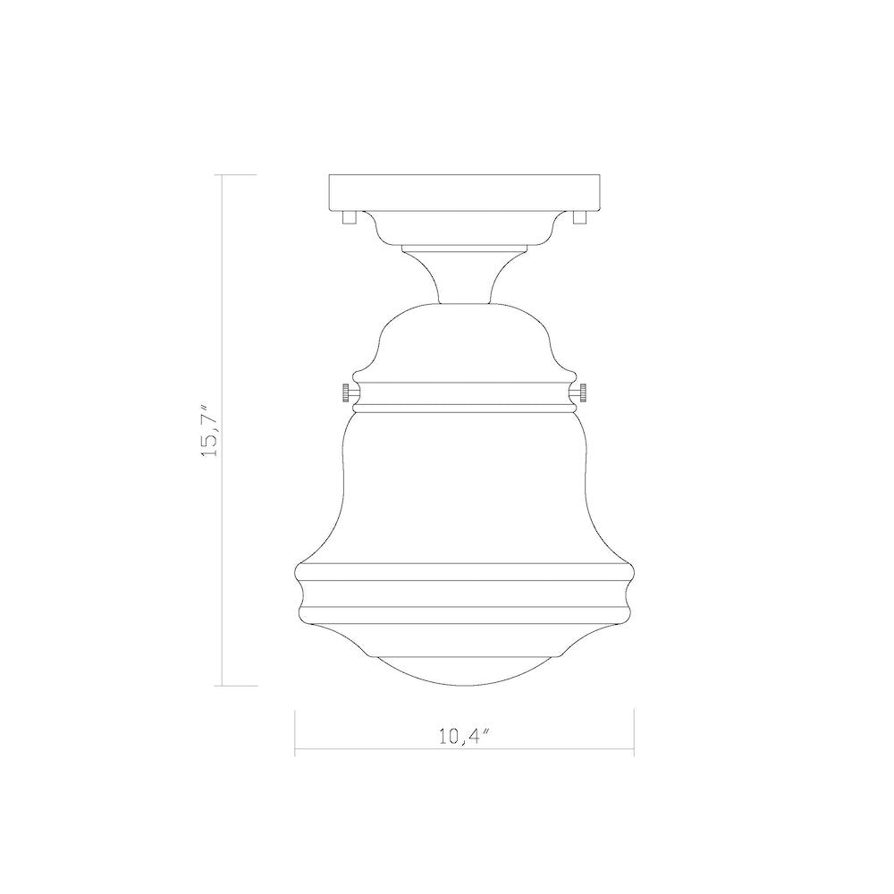 Z-Lite 1 Light Flush Mount