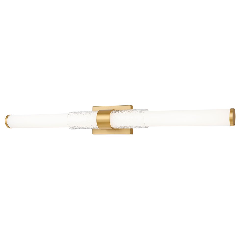 Z-Lite Egon 1 Light Vanity in Modern Gold color, Steel frame