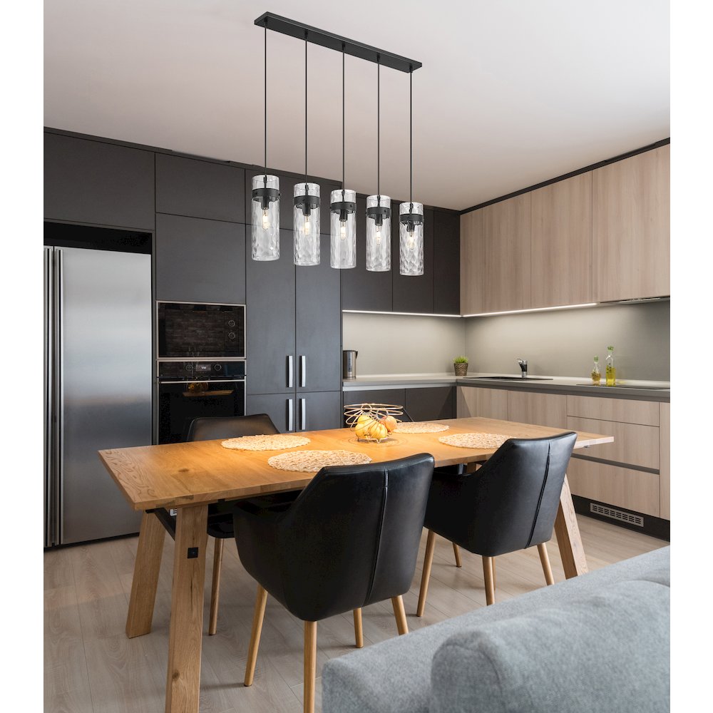 Z-Lite 5 Light Linear Chandelier