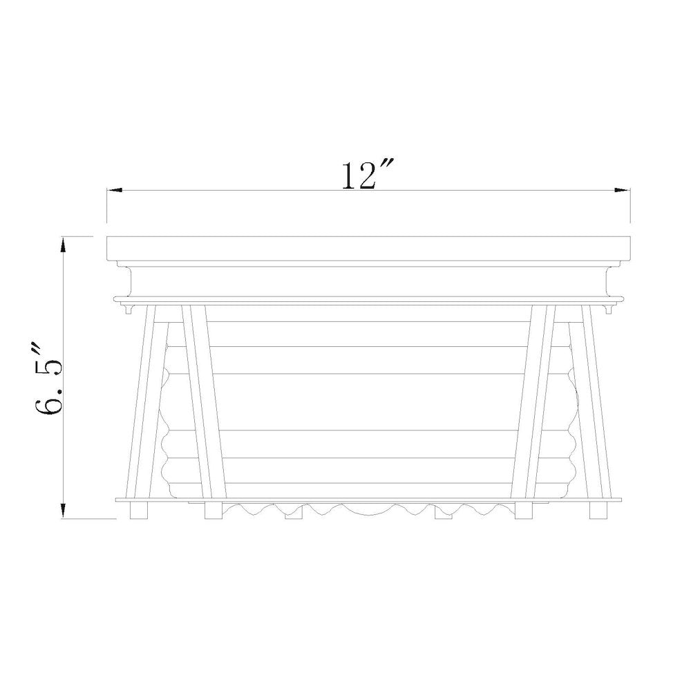 Z-Lite 2 Light Flush Mount