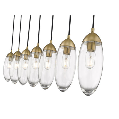 Z-Lite 7 Light Linear Chandelier