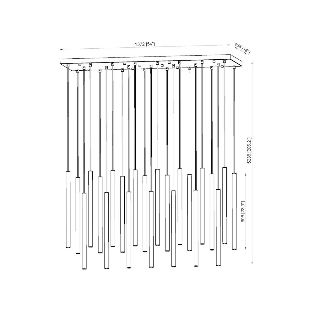 Z-Lite 23 Light Linear Chandelier