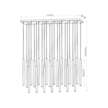 Z-Lite 23 Light Linear Chandelier