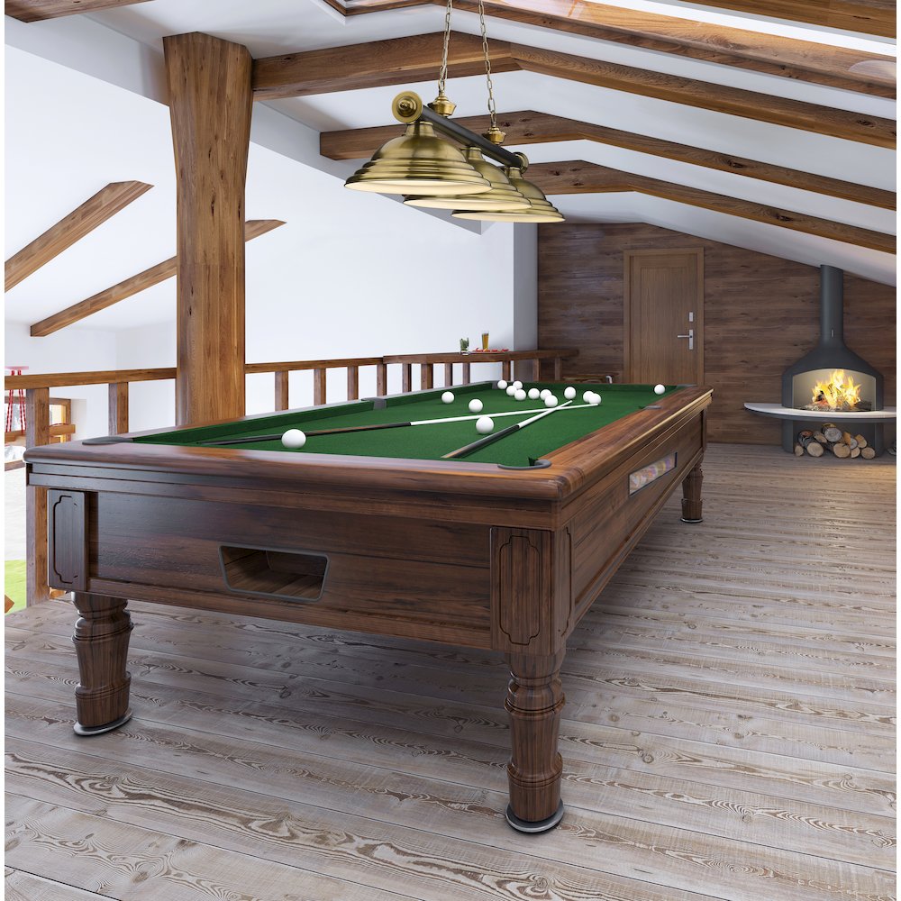 Z-Lite Cordon 3 Light Billiard, Steel Frame, Rubbed Brass Shade Color