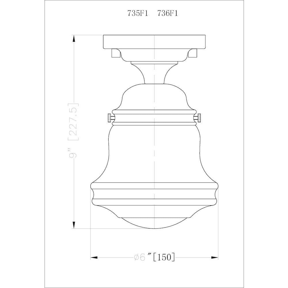 Z-Lite 1 Light Flush Mount