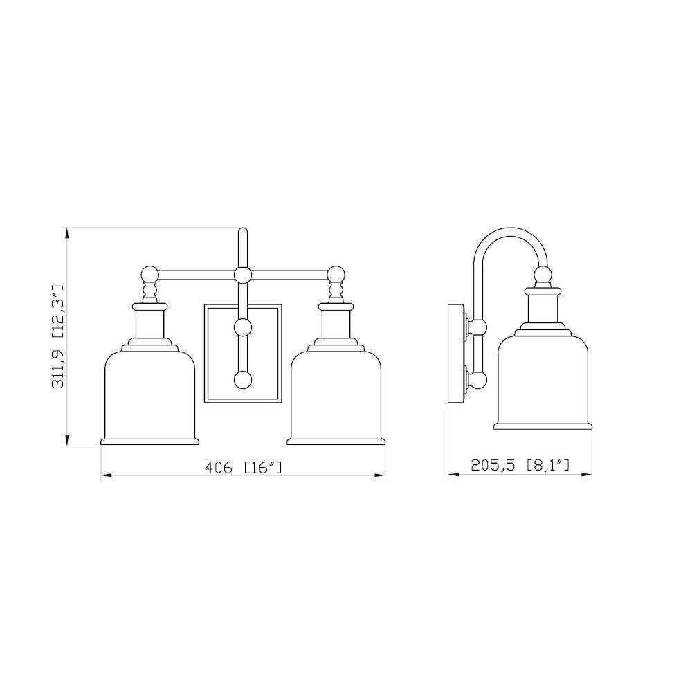 Z-Lite 2 Light Vanity