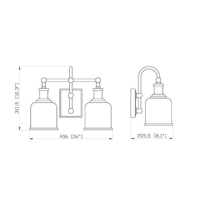 Z-Lite 2 Light Vanity