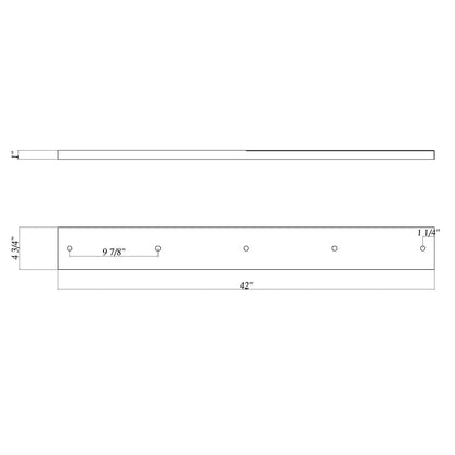 Z-Lite 5 Light Ceiling Plate