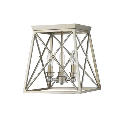 Z-Lite 3 Light Flush Mount
