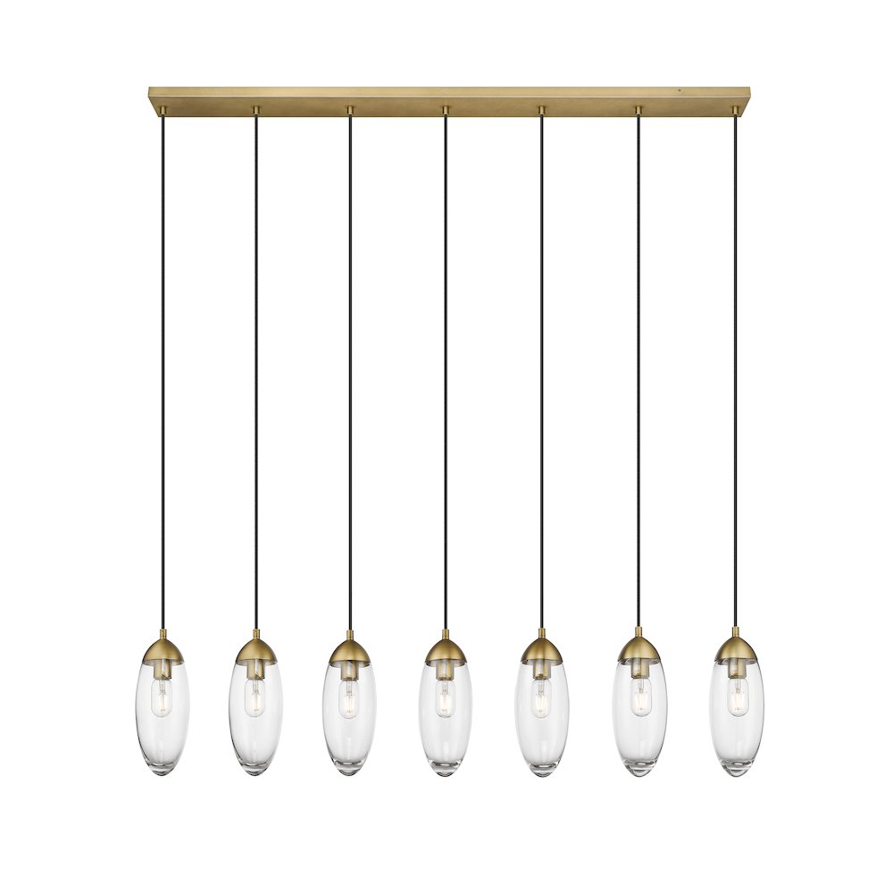 Z-Lite 7 Light Linear Chandelier