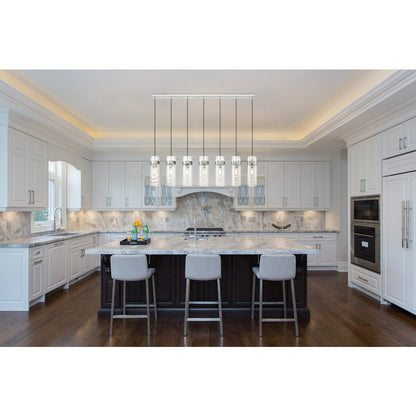 Z-Lite 7 Light Linear Chandelier