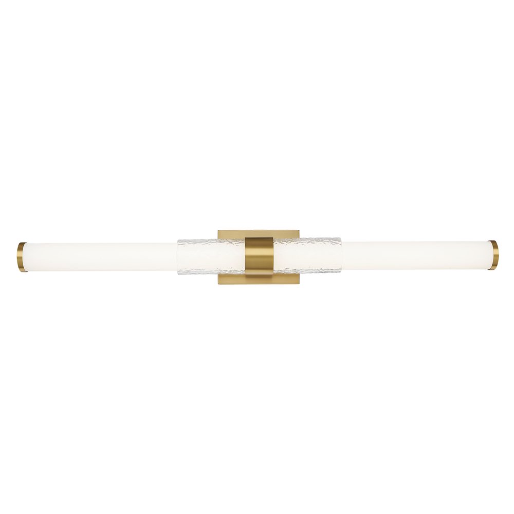 Z-Lite Egon 1 Light Vanity in Modern Gold color, Steel frame
