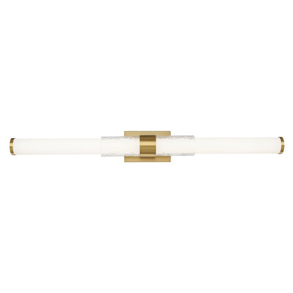 Z-Lite Egon 1 Light Vanity in Modern Gold color, Steel frame