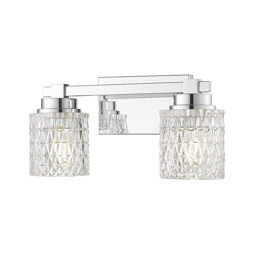 Z-Lite 2 Light Vanity, Chrome