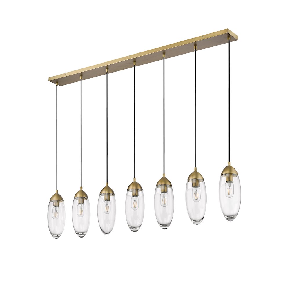 Z-Lite 7 Light Linear Chandelier