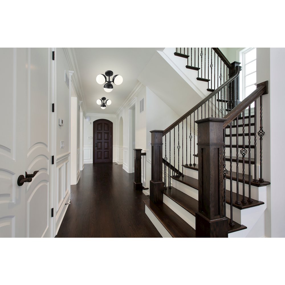 Z-Lite 3 Light Semi Flush Mount