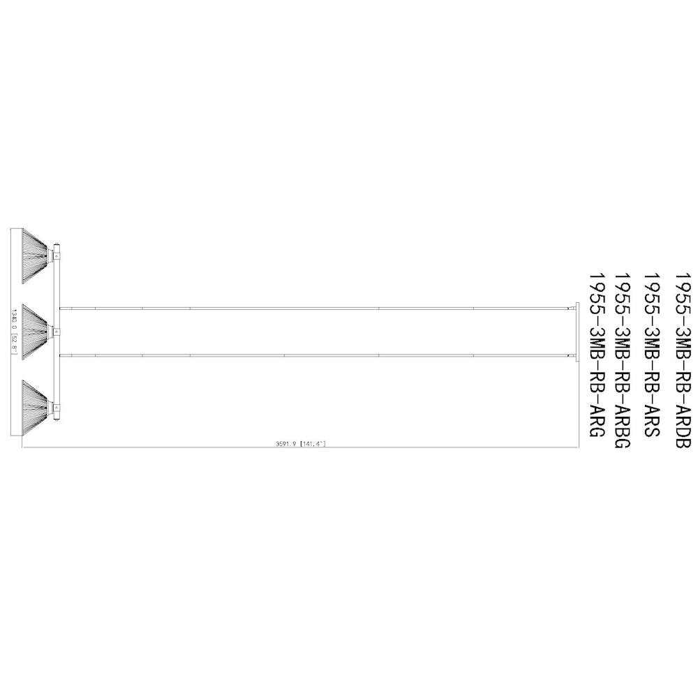 Z-Lite Bronte 3 Light Billiard, Steel Frame, Green Shade Color