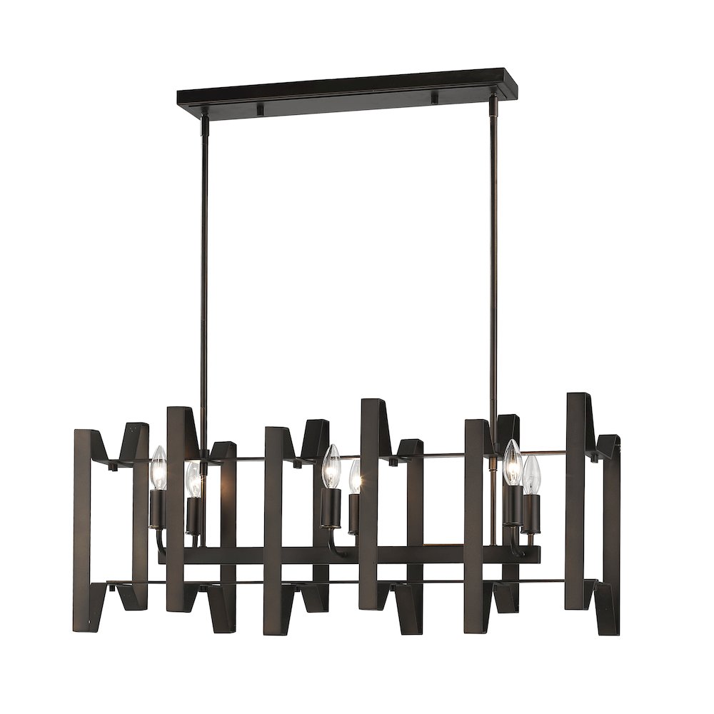 Z-Lite 6 Light Linear Chandelier