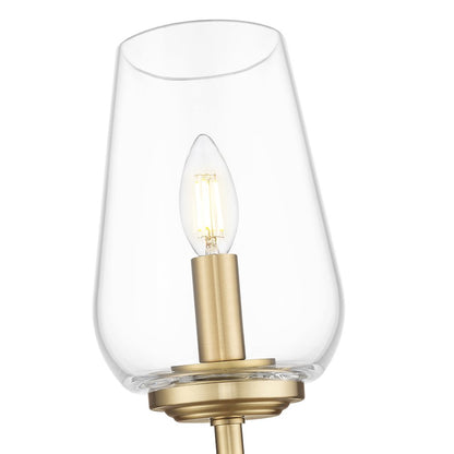 Z-Lite 1 Light Wall Sconce, Modern Gold