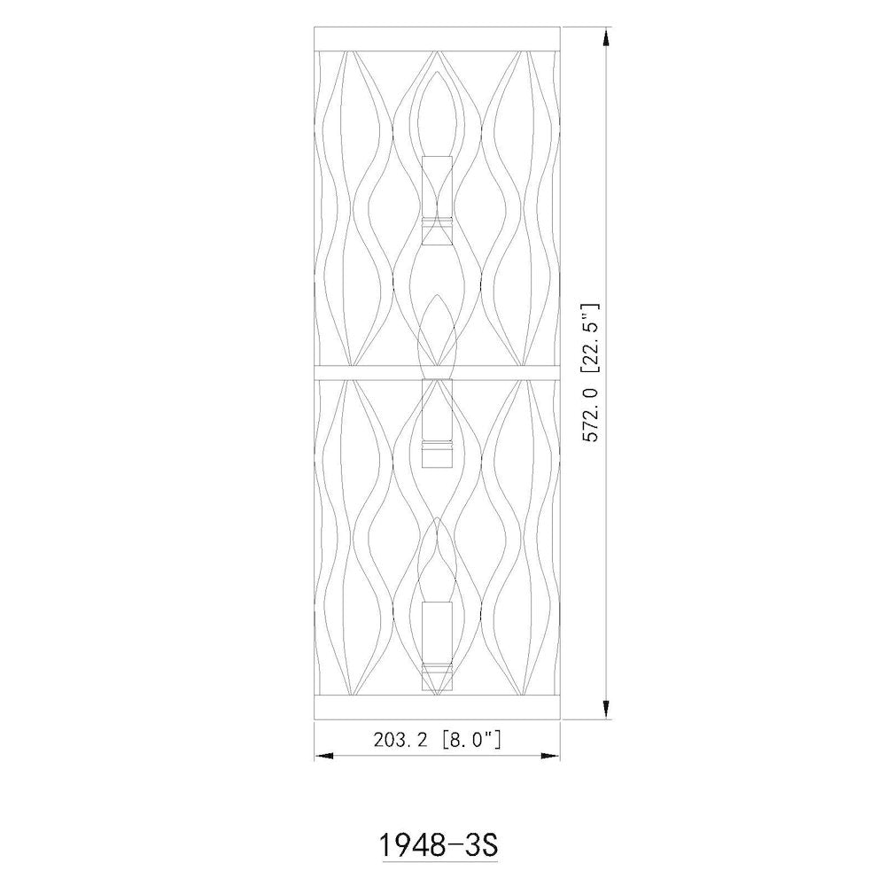 Z-Lite 3 Light Wall Sconce