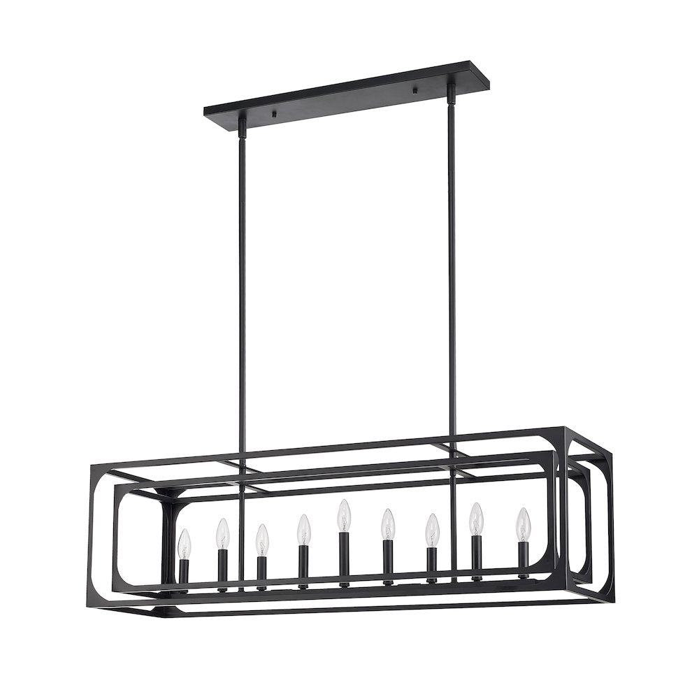 Z-Lite 9 Light Linear Chandelier