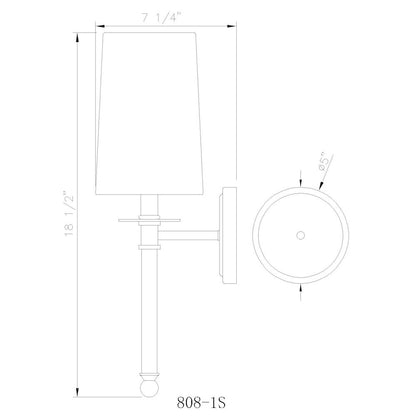 Z-Lite 1 Light Wall Sconce