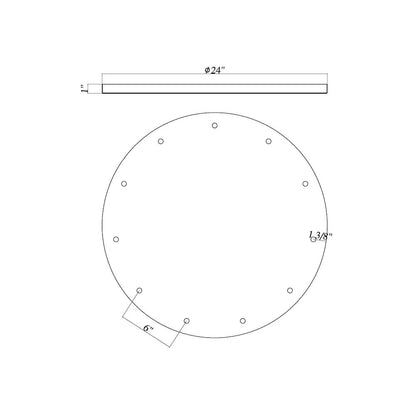 Z-Lite 11 Light Ceiling Plate