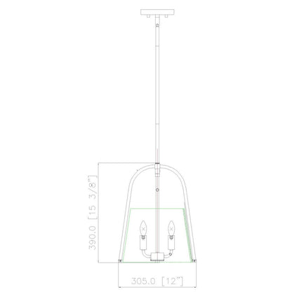 Z-Lite 3 Light Pendant