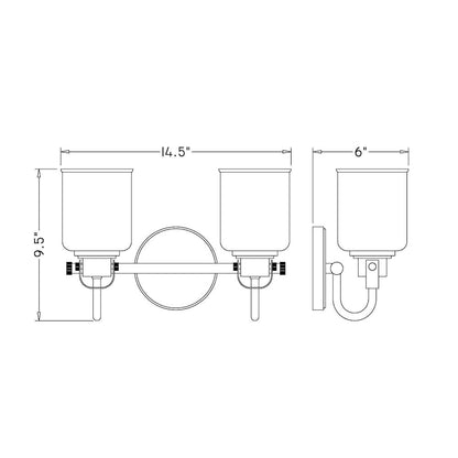 Z-Lite 2 Light Vanity