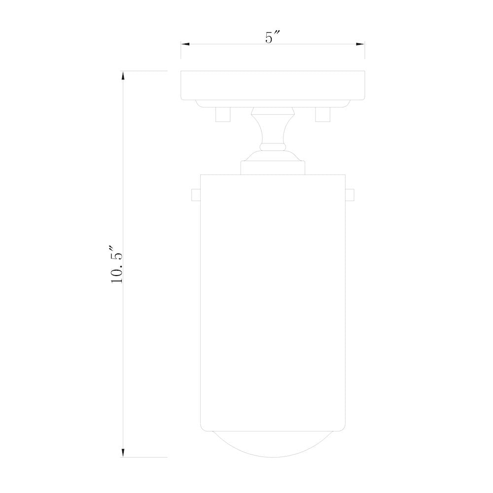 Z-Lite 1 Light Flush Mount