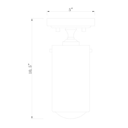 Z-Lite 1 Light Flush Mount