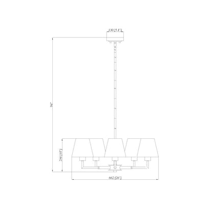 Z-Lite 5 Light Chandelier