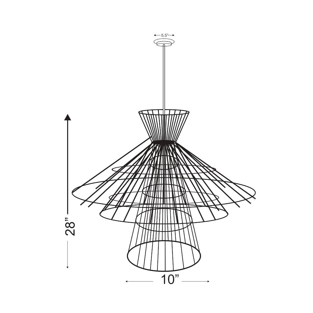 Z-Lite 8 Light Chandelier