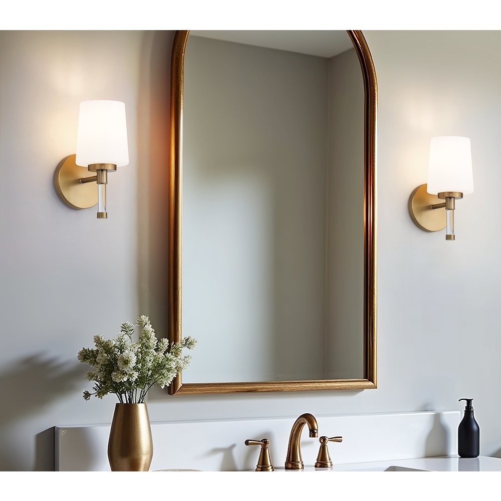 Z-Lite 1 Light Vanity, Modern Gold