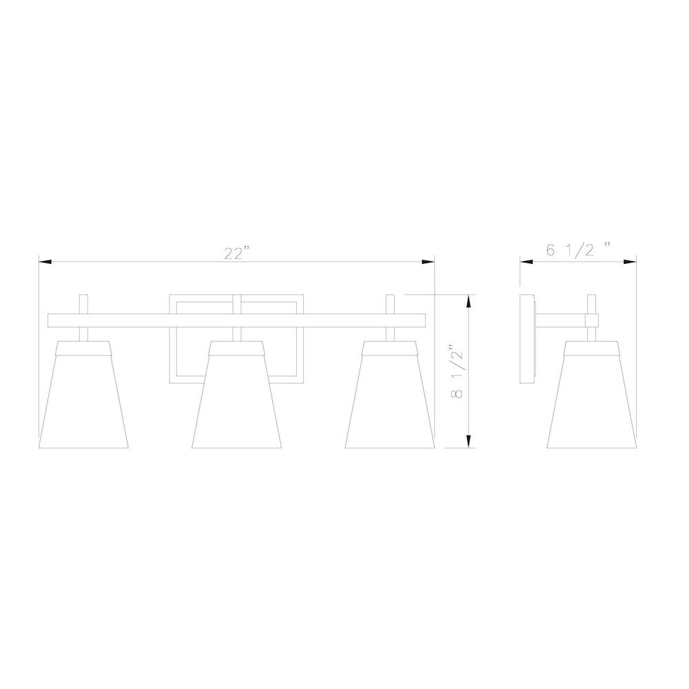Z-Lite 3 Light Vanity