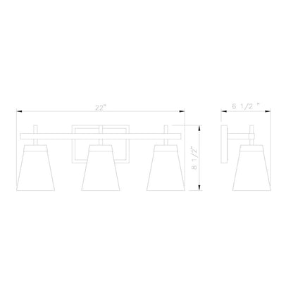 Z-Lite 3 Light Vanity