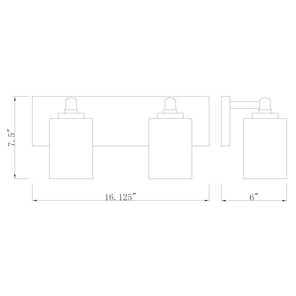 Z-Lite 2 Light Vanity