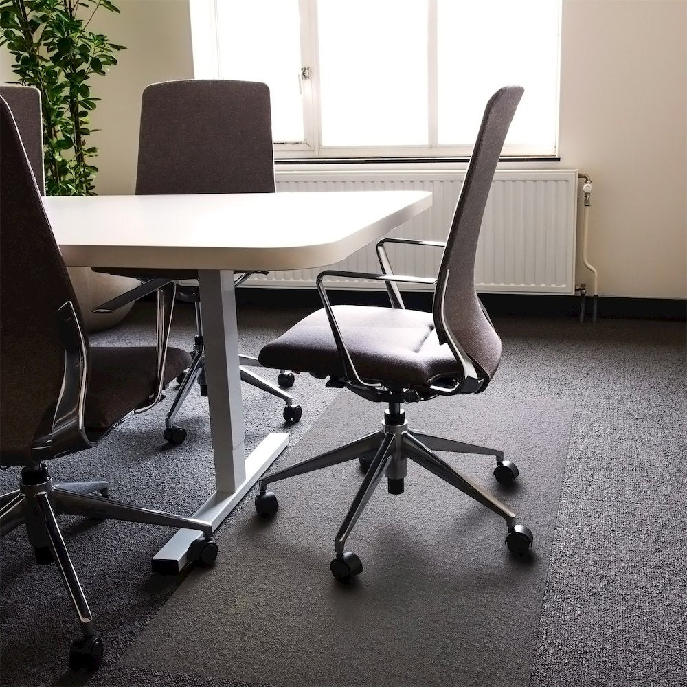 Advantagemat Vinyl Rectangular Chair Mat for Carpets up to 1/4" - 48" x 118"
