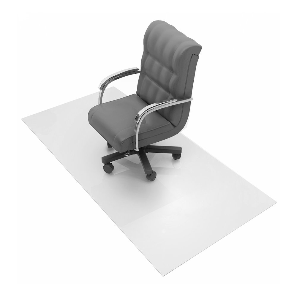 Advantagemat Vinyl Rectangular Chair Mat for Carpets up to 1/4" - 48" x 118"