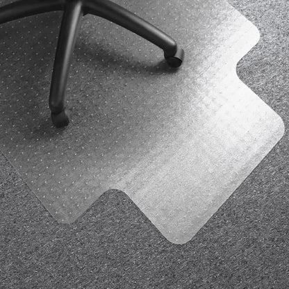 Computex® Anti-Static Vinyl Lipped Chair Mat for Carpets up to 3/8" - 36" x 48"