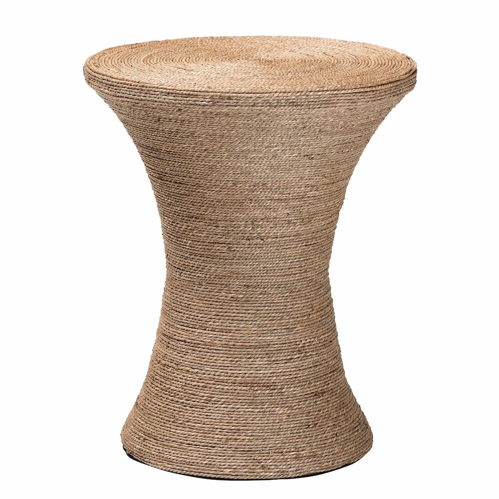 Cady Japandi Natural Jute Side Table