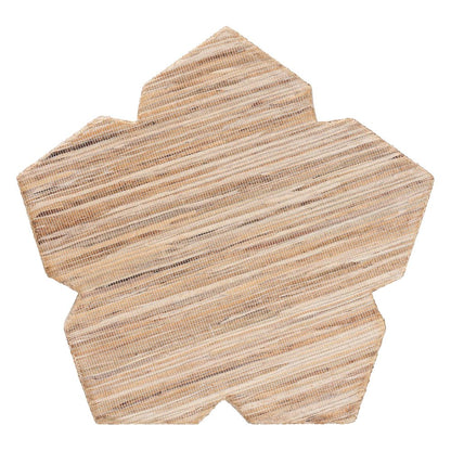 Janeth Bohemian Woven Grasscloth End Table