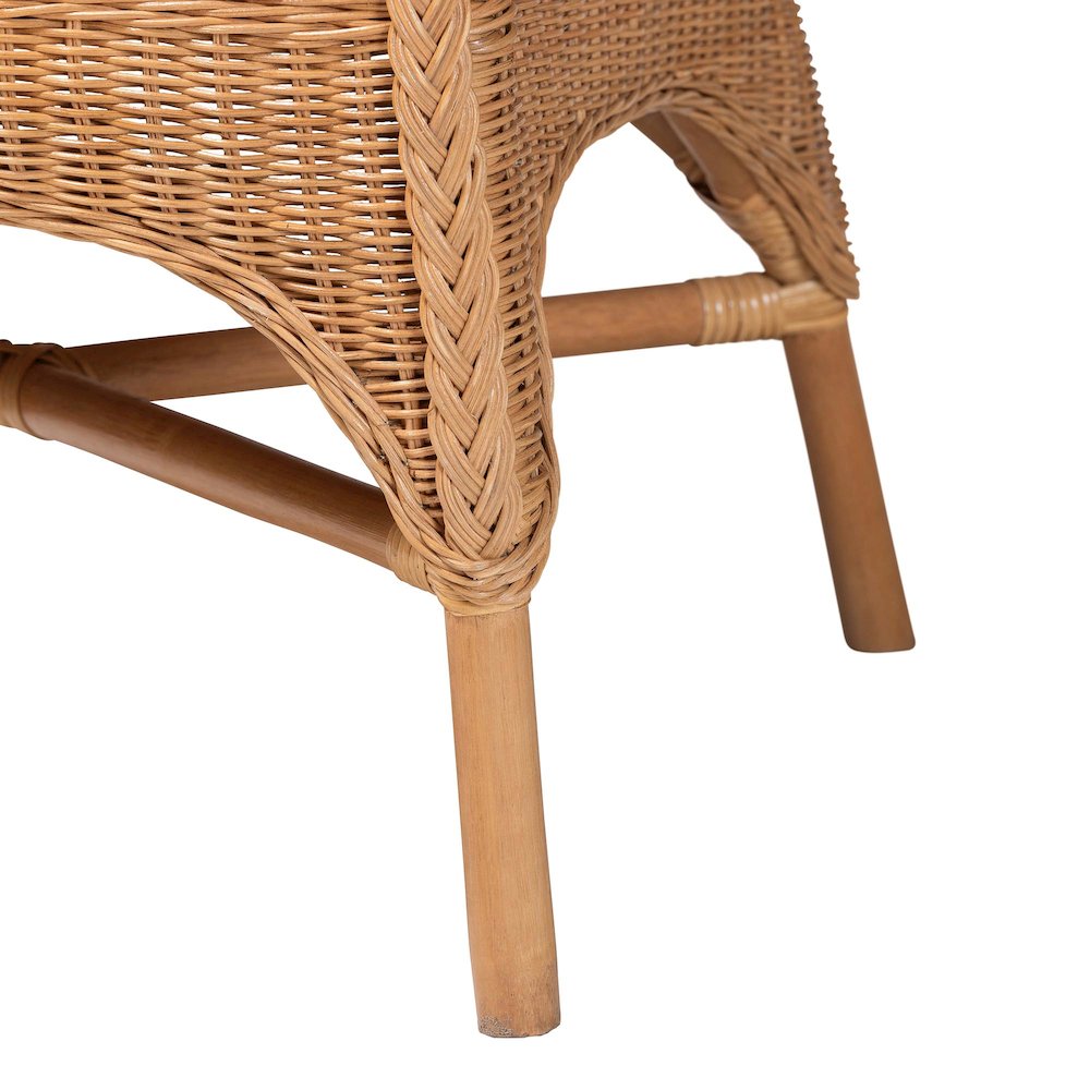 Oxford Bohemian Light Honey Rattan Arm Chair