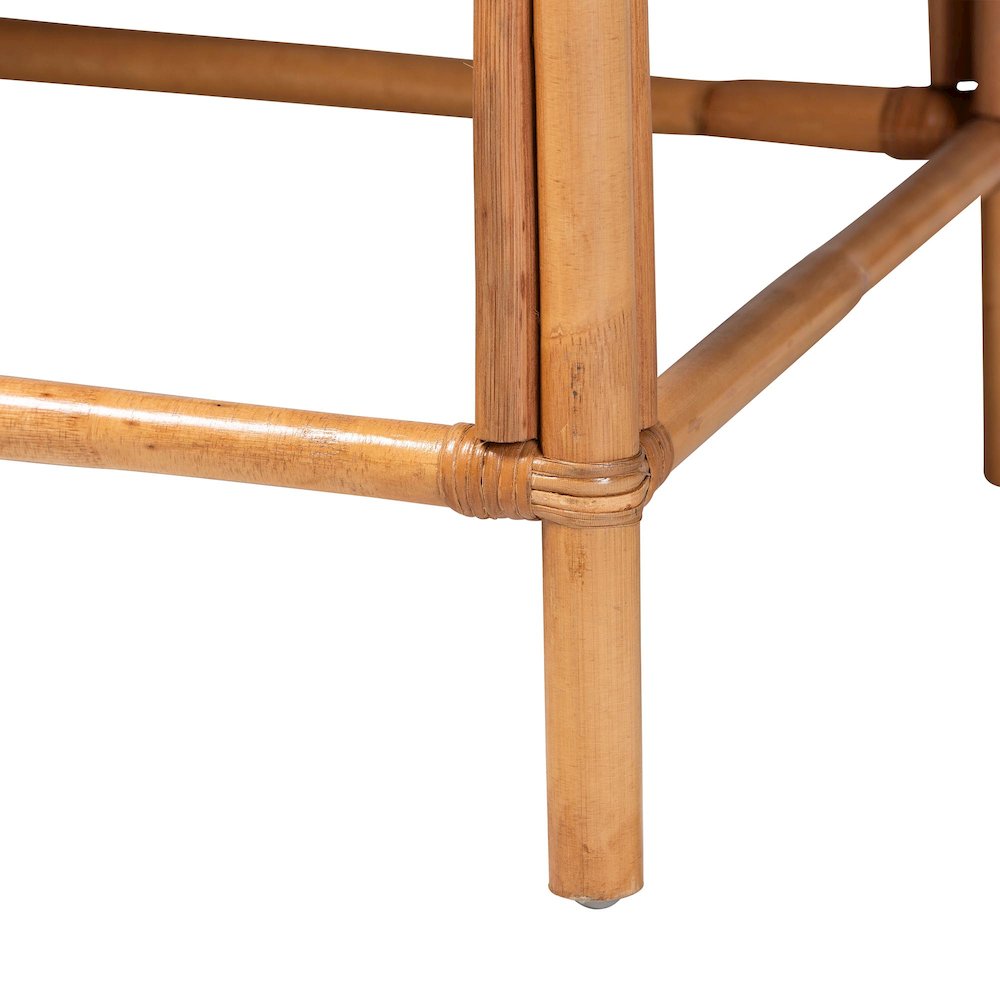 Adisa Natural Rattan Bench - Handcrafted Banquette