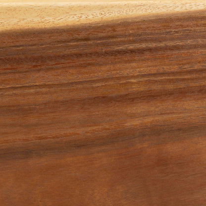 Luli Suar Wood Counter Stool - Handcrafted Solid Wood Stool