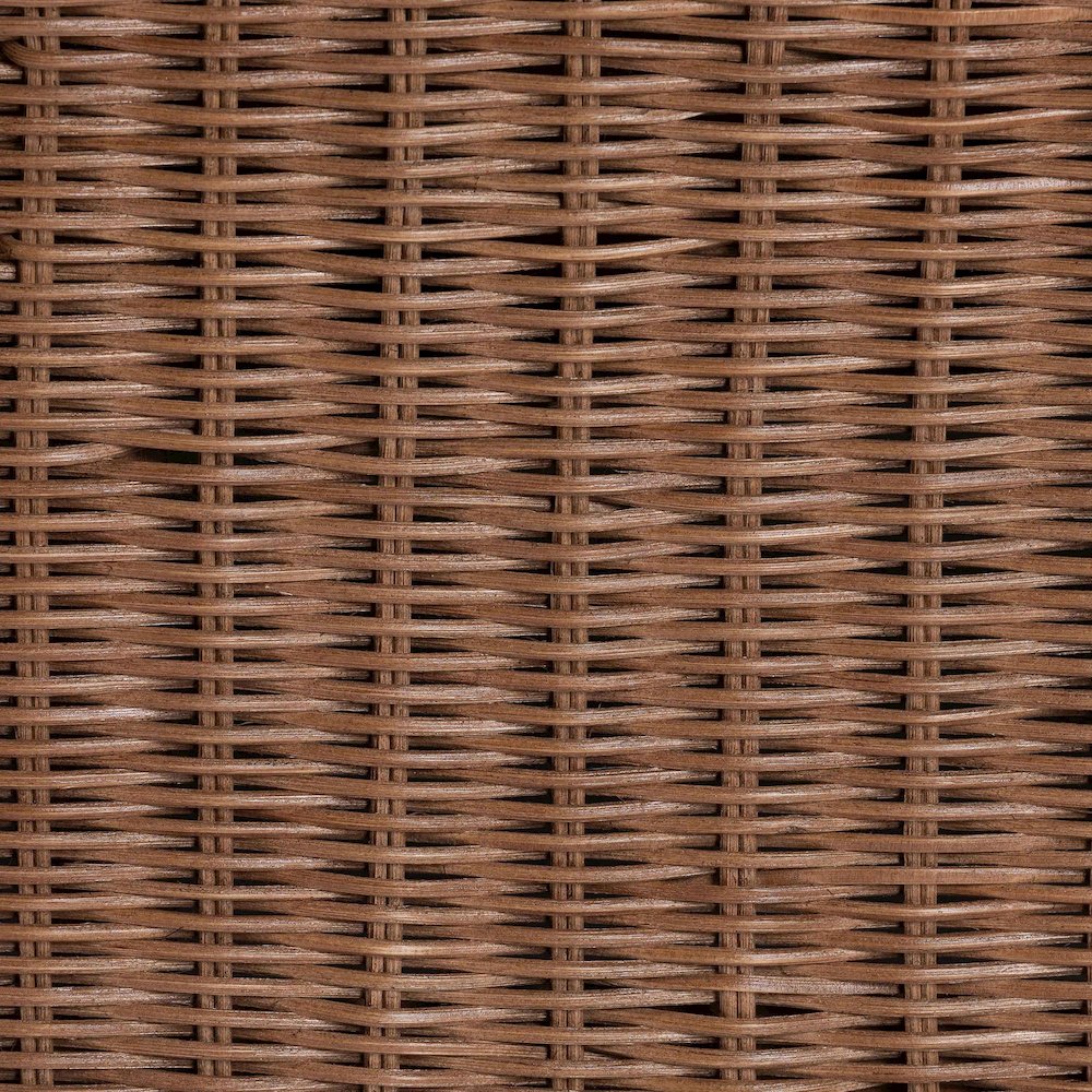 Natural Rattan 3-Piece Living Room Set - Handwoven Wicker Lounge Seating